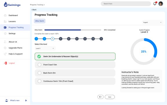 Progress Tracking, exclusively for packages.